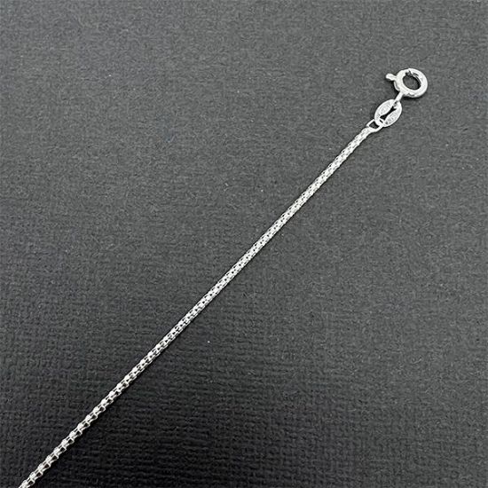 Picture of Sterling Silver Mirror Chain 20 Inch x 1.35mm<br />Made in Italy