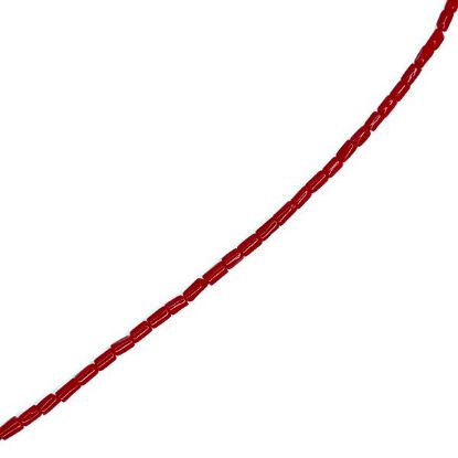Picture of Red Coral Heishi Beads 2-3mm 18" Strand