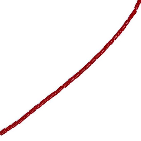 Picture of Red Coral Heishi Beads 2-3mm 18" Strand
