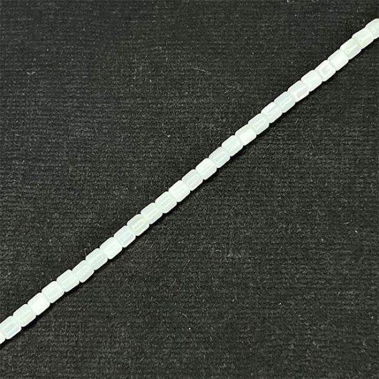 Picture of Mother Of Pearl Barrel Beads 3.5mm 16" Strand