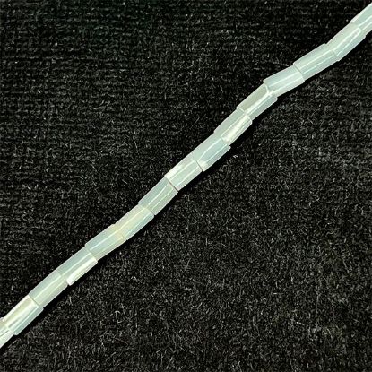 Picture of Mother Of Pearl Round Tube Beads 3x5mm 16" Strand