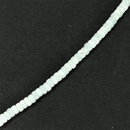 Picture of Mother Of Pearl Heishi Beads 4mm 16" Strand