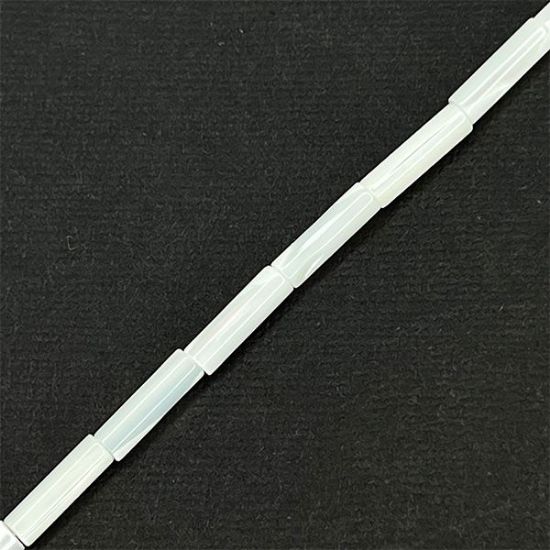 Picture of Mother Of Pearl Round Tube Beads 4x13mm 16" Strand