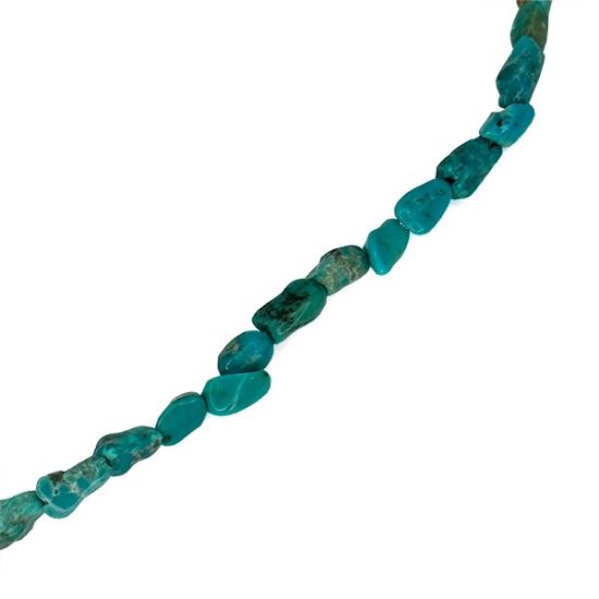 Picture of Royal Beauty Stabilized Turquoise Nugget, 4mm, 16" Strand