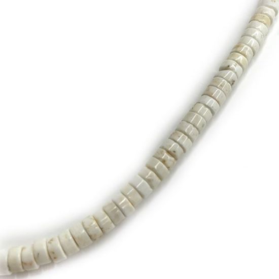 Picture of Chinese Carnelian Heishi Bead 6mm 15" Strand