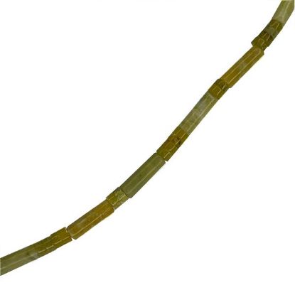Picture of Lemon Jade Heishi & Tube Beads 4mm, 16" Strand