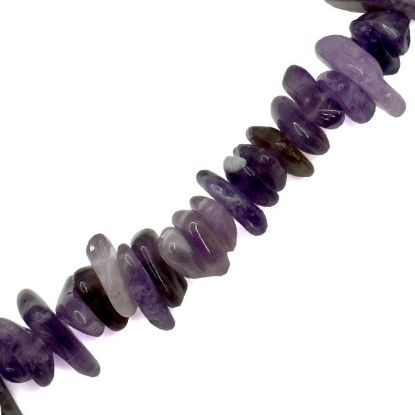 Picture of Amethyst Disc Chip Beads, 16" Strand