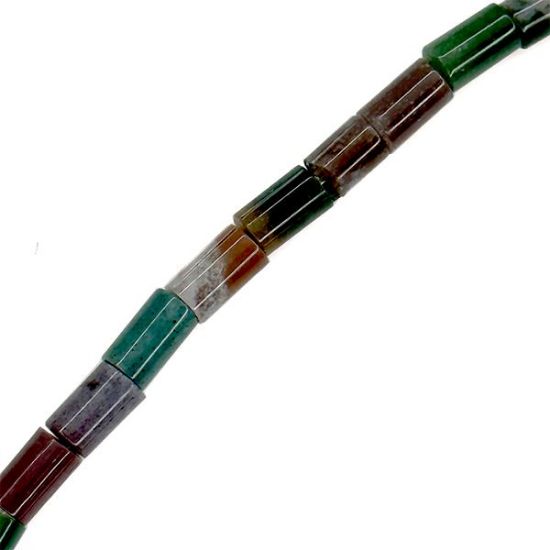 Picture of Fancy Jasper Round Tube Beads, 5mm 15" Strand