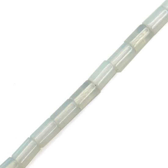 Picture of Imitation Opalite Round Tube Beads 5mm, 15" Strand