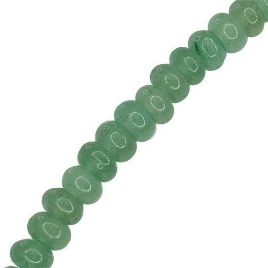 Picture of Green Aventurine Rondelle Beads 8mm, 15" Strand
