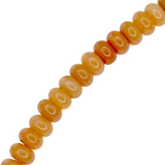 Picture of Red Aventurine Rondelle Beads 8mm, 15" Strand