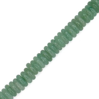 Picture of Green Aventurine Spacer Beads 6mm, 8" Strand