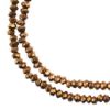 Picture of Crystal Lane 1.5x2.5mm Opaque Copper Iris Rondelle, 2 Strand 7" Strands
