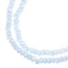 Picture of Crystal Lane 1.5x2.5mm Opaque Light Periwinkle Rondelle, 2 Strand 7" Strands