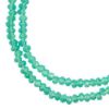 Picture of Crystal Lane 1.5x2.5mm Opaque Turquoise Green Rondelle, 2 Strand 7" Strands