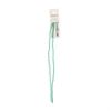 Picture of Crystal Lane 1.5x2.5mm Opaque Turquoise Green Rondelle, 2 Strand 7" Strands
