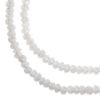 Picture of Crystal Lane 1.5x2.5mm Opaque White Rondelle, 2 Strand 7" Strands