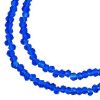 Picture of Crystal Lane 1.5x2.5mm Transparent Dark Sapphire Rondelle, 2 Strand 7" Strands