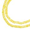 Picture of Crystal Lane 1.5x2.5mm Transparent Yellow Rondelle, 2 Strand 7" Strands