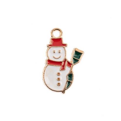 Picture of Sweet & Petite Holiday Charms, 21x13mm Snowman, 8 pieces