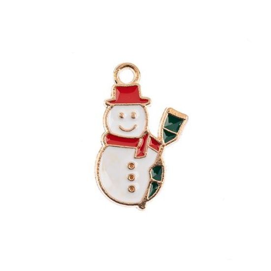 Picture of Sweet & Petite Holiday Charms, 21x13mm Snowman, 8 pieces