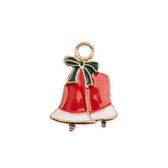 Picture of Sweet & Petite Holiday Charms, 20x15.5mm Bell, 8 pieces
