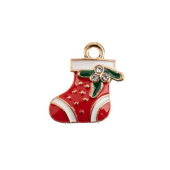 Picture of Sweet & Petite Holiday Charms, 18x17mm Stocking, 8 pieces