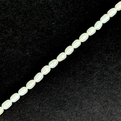 Picture of Freshwater Pearl Rice Bead 4-5mm 16" Strand