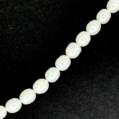 Picture of Freshwater Pearl Rice 6-8mm 16" Strand
