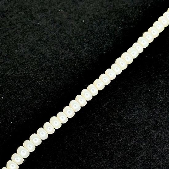 Picture of Freshwater Pearl Rondelle 3-5mm 16" Strand