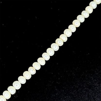 Picture of Freshwater Pearl Rondelle 4-6mm 16" Strand