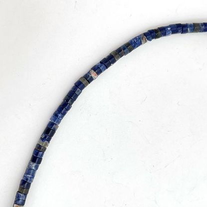 Picture of Sodalite Heishi Beads, 4mm, 15" Strand