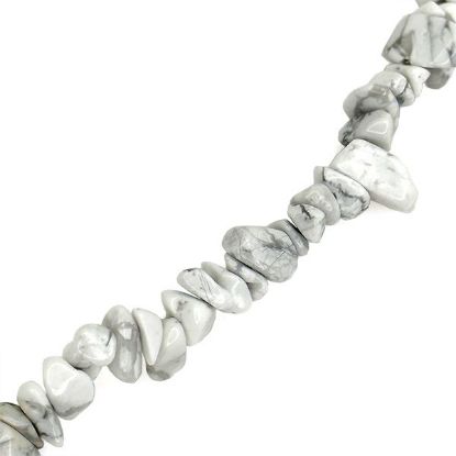 Picture of White Howlite Chip Bead 32" Strand