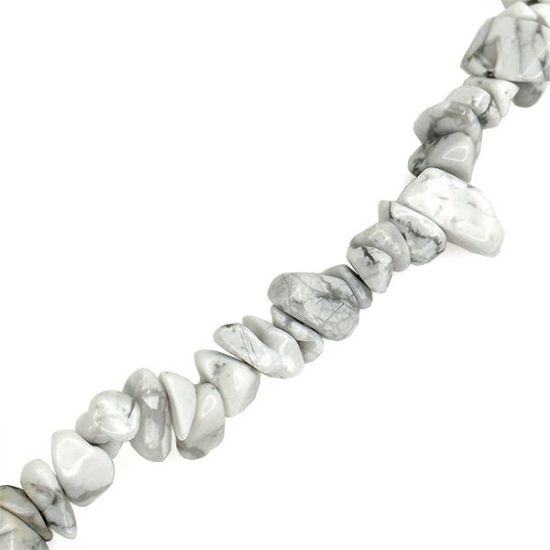 Picture of White Howlite Chip Bead 32" Strand