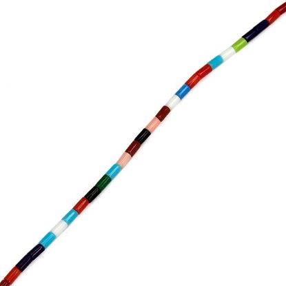 Picture of Molded Multi-Color Heishi Bead 2mm 22" Strand