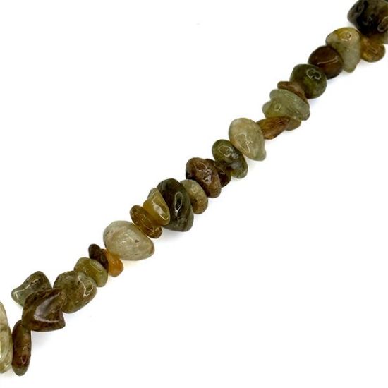 Picture of Green Garnet Chip Bead 34" Strand