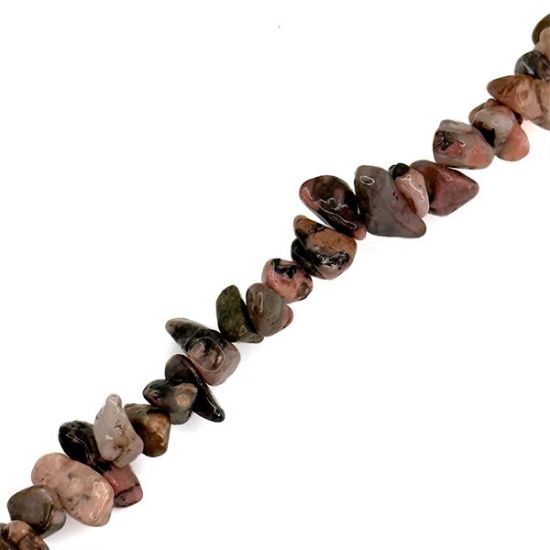 Picture of Rhodonite Chip Bead 32" Strand