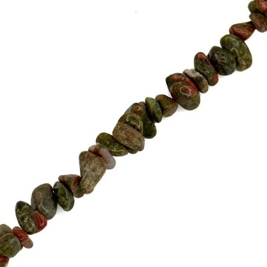 Picture of Unakite Chip Bead 34" Strand