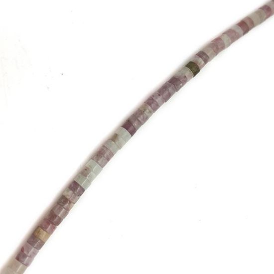 Picture of Lepidolite Heishi Beads, 4mm, 15" Strand