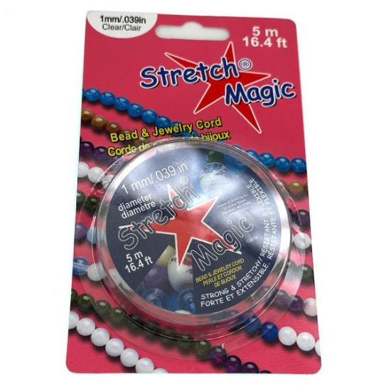 Picture of Stretch Magic Clear Elastic 1mm x  5 Meter
