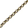 Picture of Brass Plated Rolo Chain 5.9mm, Sold per 4 Foot Spool