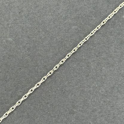 Picture of Sterling Silver Small Rope 11 Bulk Chain 1.35mm, Sold by the Foot