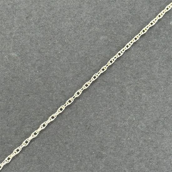 Picture of Sterling Silver Small Rope 11 Bulk Chain 1.35mm, Sold by the Foot