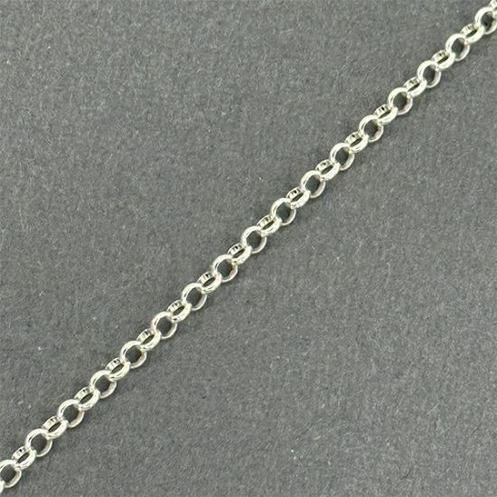Picture of Sterling Silver Rolo Bulk Chain 3.1mm, Sold by the Foot