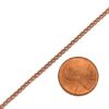 Picture of Copper Plated Curb Bulk Chain 1.7mm, Sold per 100 Foot Spool