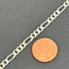 Picture of Sterling Silver Figaro Bulk Chain 4.3mm, Sold by the Foot