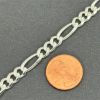 Picture of Sterling Silver Figaro Pattern Bulk Chain 6mm, Sold by the Foot