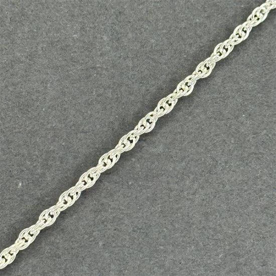 Picture of Sterling Silver Large Rope 18 Bulk Chain 2.1mm, Sold by the Foot
