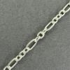 Picture of Sterling Silver Long & Short Bulk Chain 4.7mm, Sold by the Foot