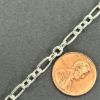 Picture of Sterling Silver Long & Short Bulk Chain 4.7mm, Sold by the Foot